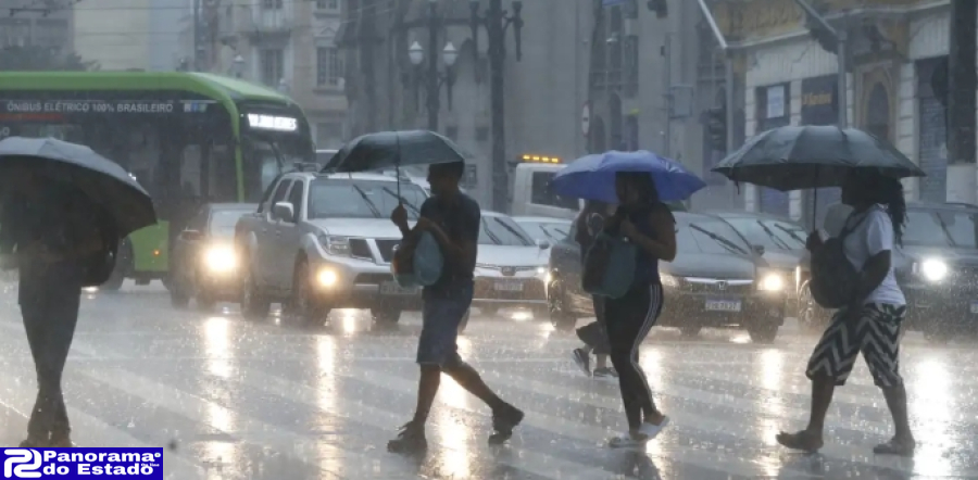 Alerta de temporais em São Paulo e no Rio de Janeiro com risco de transtornos